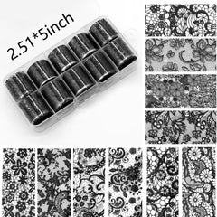 WOKOTO unfurled rolls close-up displaying lace patterns and easy selection benefits