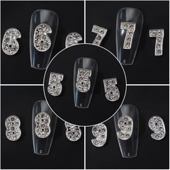 WOKOTO variety of numeral charms spread out, visualize styling options