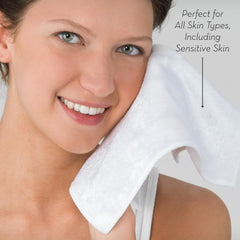 WONDER CLOTH next to ruler showing 10.5 by 8.5 inches size benefit full-face coverage
