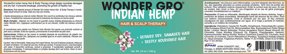 Wonder Gro jar open showing creamy pomade texture for deep conditioning