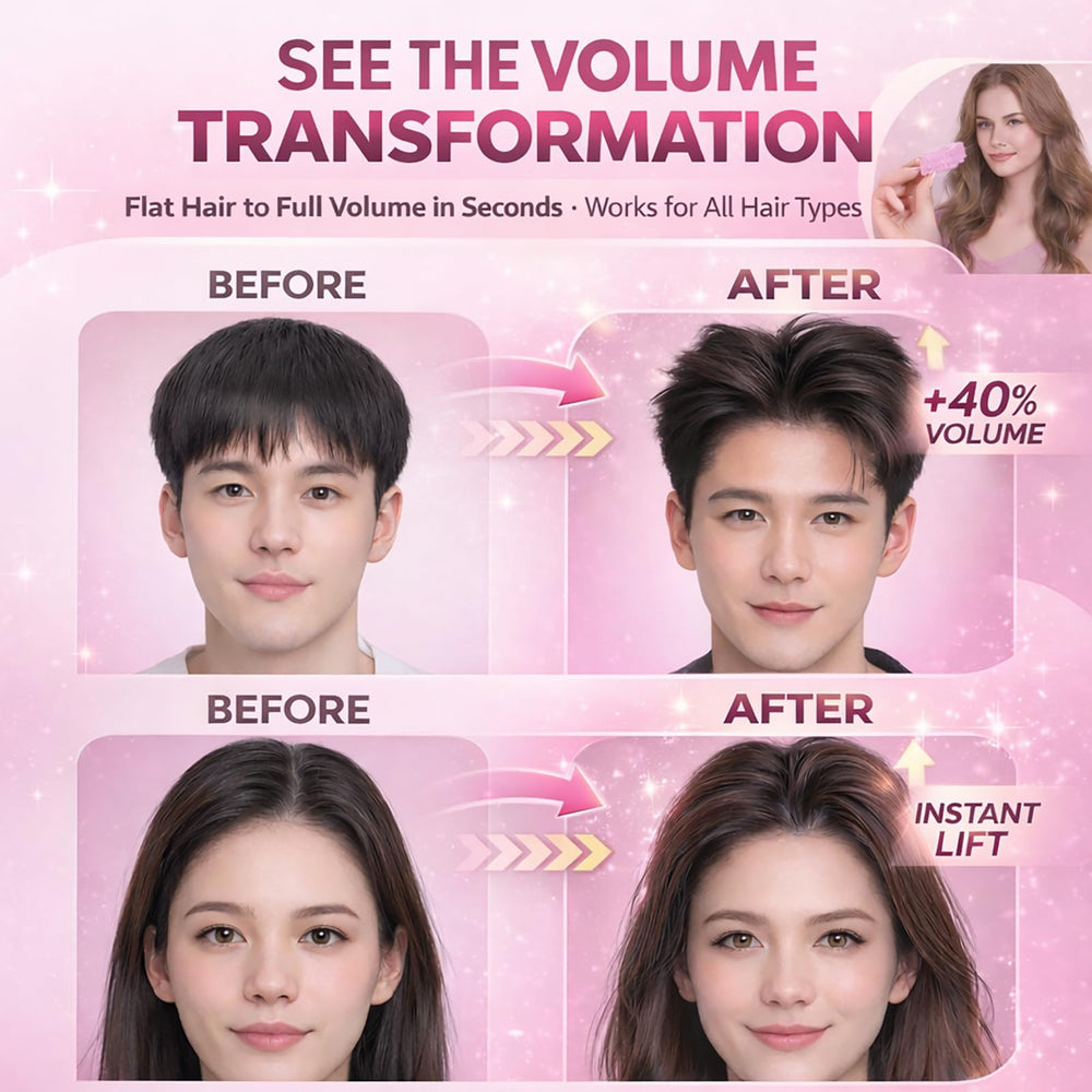 Wonglea clip in hair being blow-dried to create lasting volume and shape