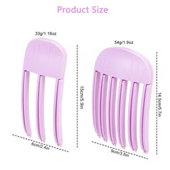 Wonglea clips staged on bathroom mirror for everyday styling convenience