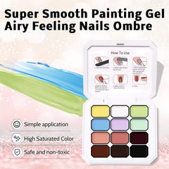 Woobena sponge application creating ombre gradient, easy flawless blending benefit