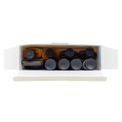 WOODBURY & CO recyclable packaging label showing sustainability and disposal clarity