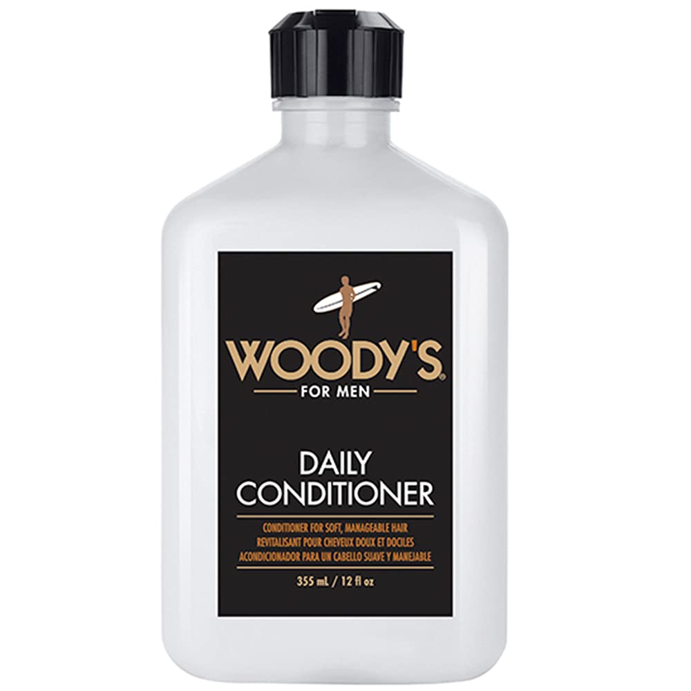 Woody's front bottle view showing branding and 12 fl oz size for easy identification