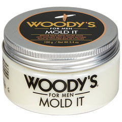 Woody's front packaging jar showing label and size, highlighting easy everyday styling