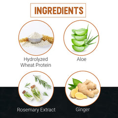 Woody's label close-up showing botanical ingredients and alcohol-free claim