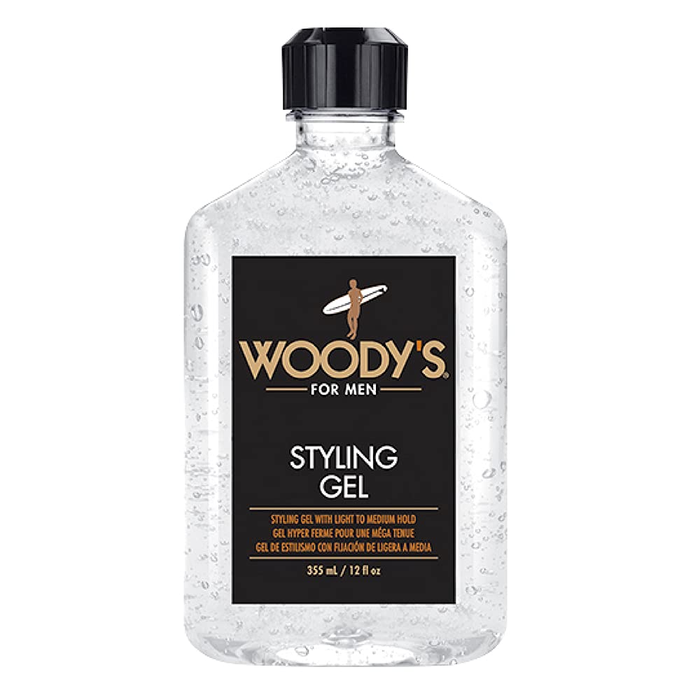 Woody's front packaging showing bottle and branding for confident styling