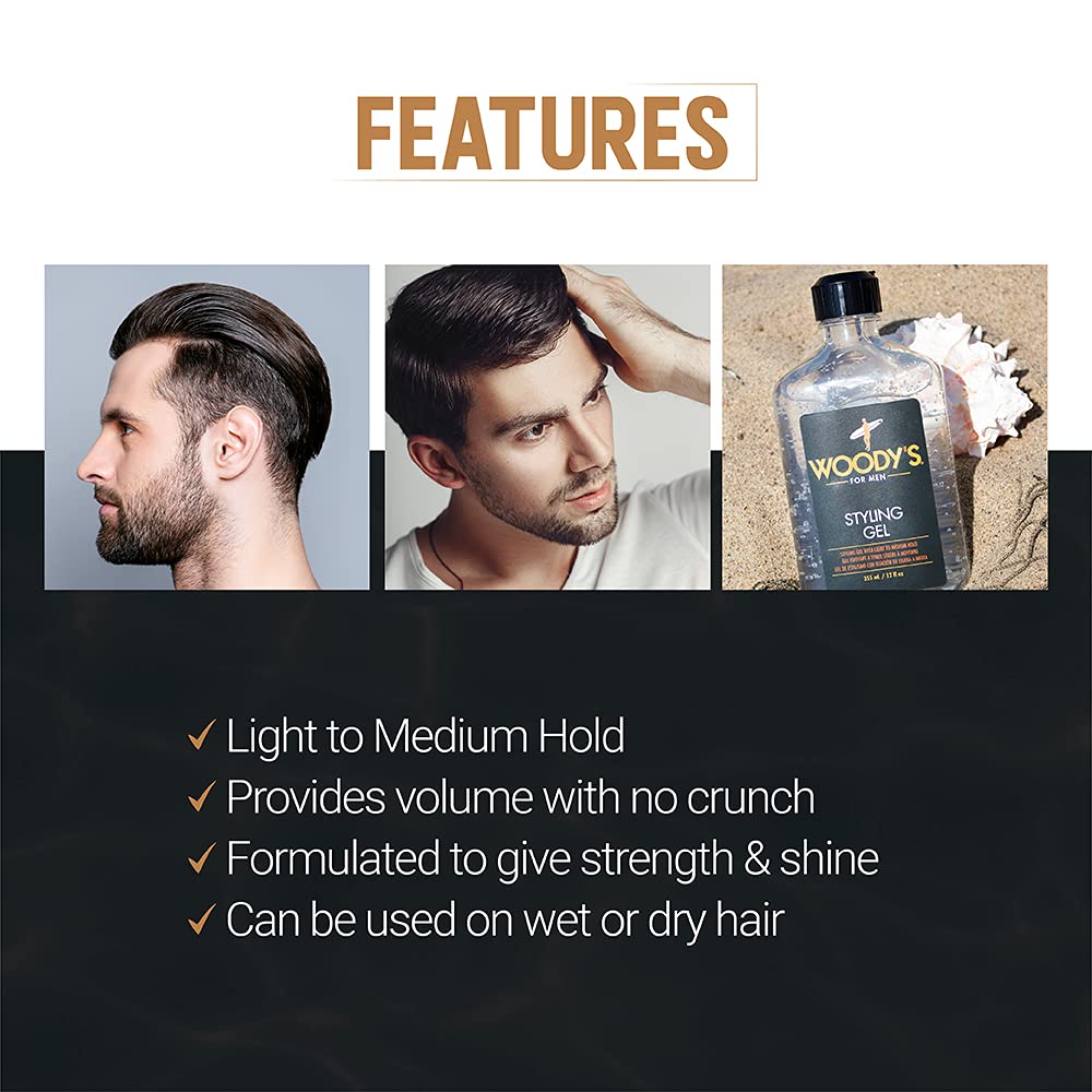 Woody's styled side profile showing natural lift and touchable finish