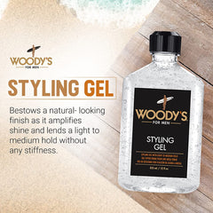 Woody's gel texture close-up highlighting smooth, non-sticky consistency