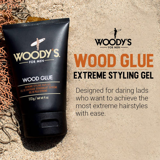 Woody's gel texture close-up displaying thick clear gel and easy spreadability