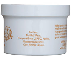 Wool Wax hand application showing cream rubbed into knuckles for immediate moisturization benefit