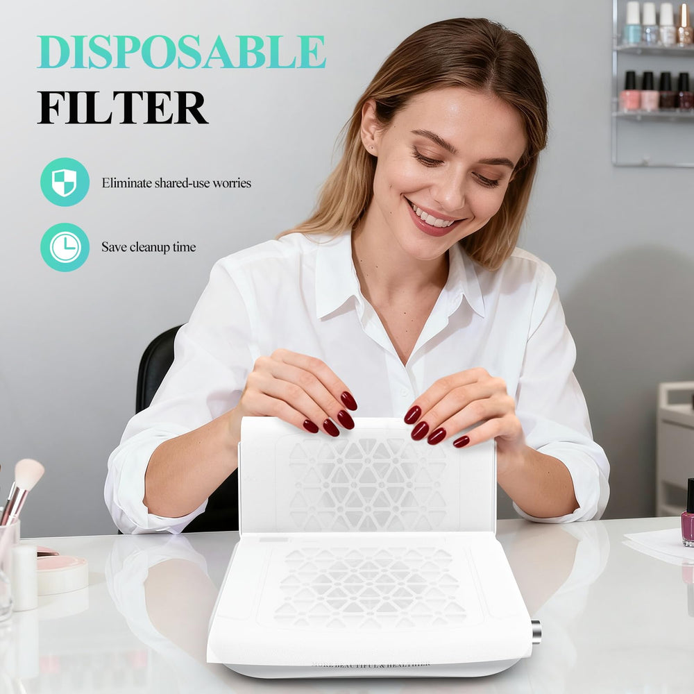 Woput pack of 30 disposable filters for hygienic, no-clean replacements