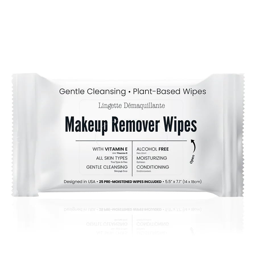 World Amenities front packaging showing 25-count travel wipe pack and convenience