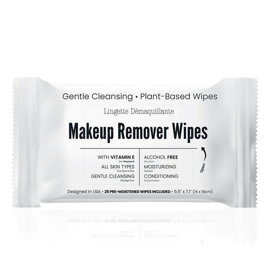 World Amenities front packaging showing 25-count travel wipe pack and convenience