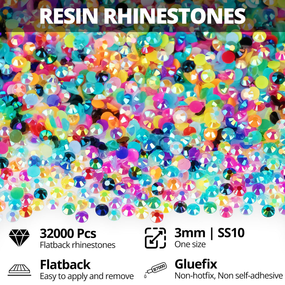 Worthofbest 24-grid sorted gems stored neatly, making color selection fast