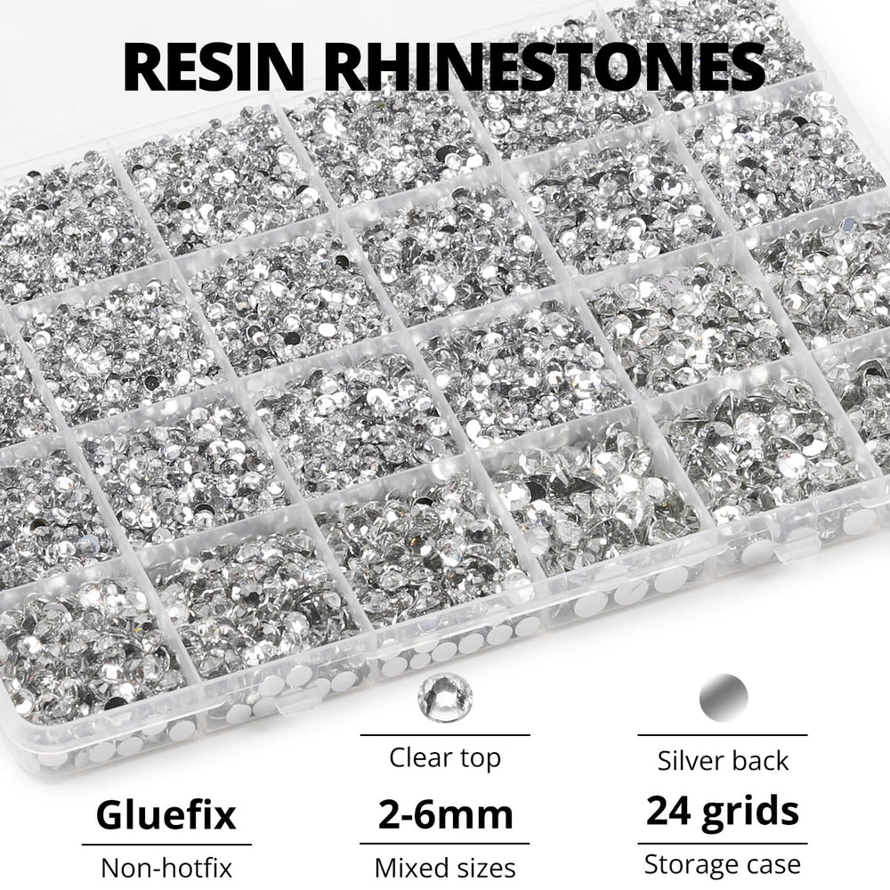 Worthofbest close-up of 14-facet rhinestone sparkle and surface detail