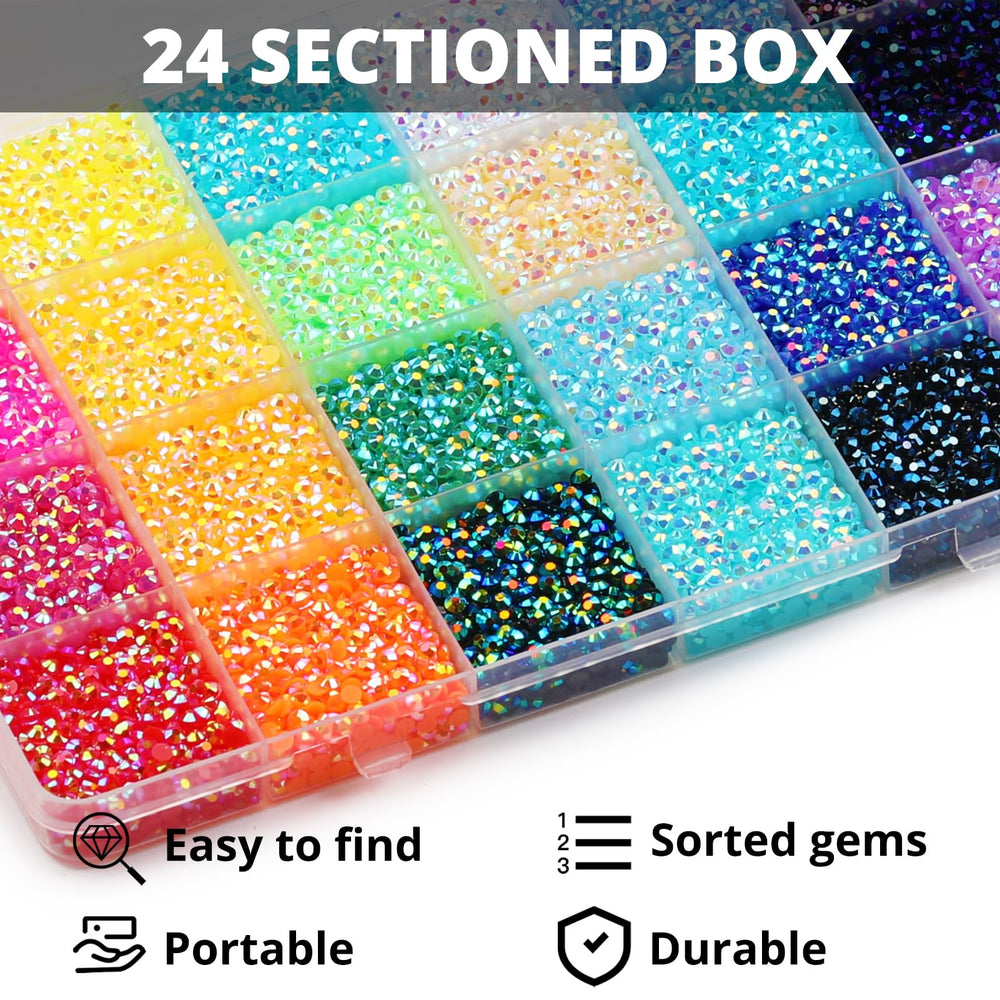 Worthofbest macro view of 3mm rhinestone facets, illustrating bright reflective sparkle