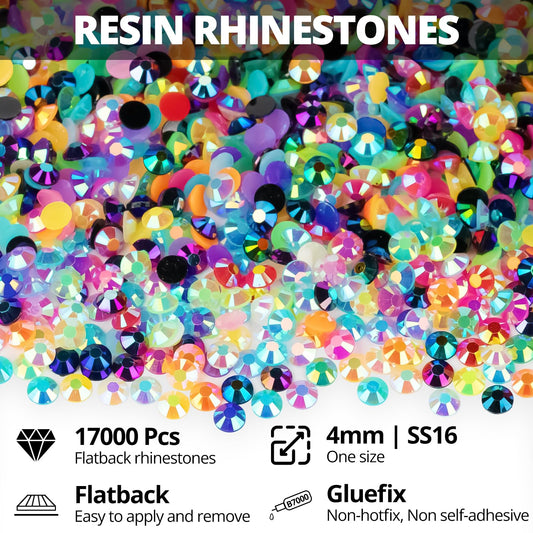 Worthofbest close-up of 4mm SS16 facets highlighting sparkle and light reflection