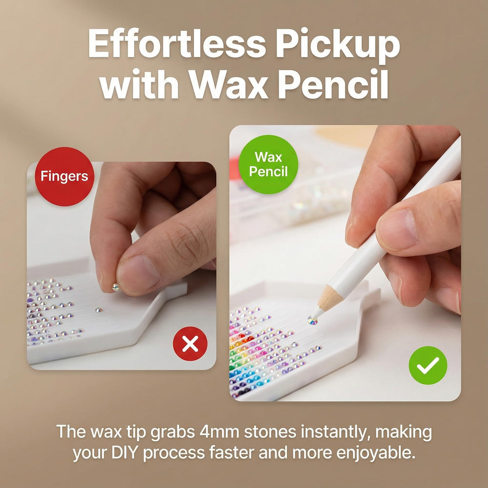Worthofbest wax pencil lifting rhinestone for precise, effortless placement