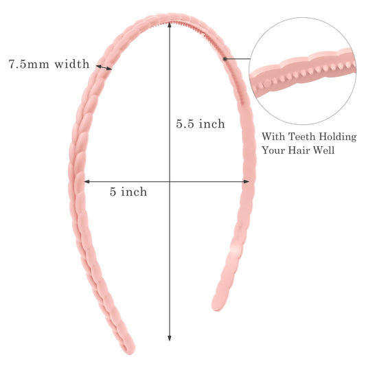 WOVOWOVO close-up of internal teeth that prevent slipping and secure hair