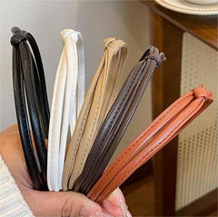 WOVOWOVO headband beside ruler showing thin size and easy portability