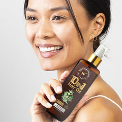 WOW Skin Science bottle on bathroom shelf suggesting daily routine benefit