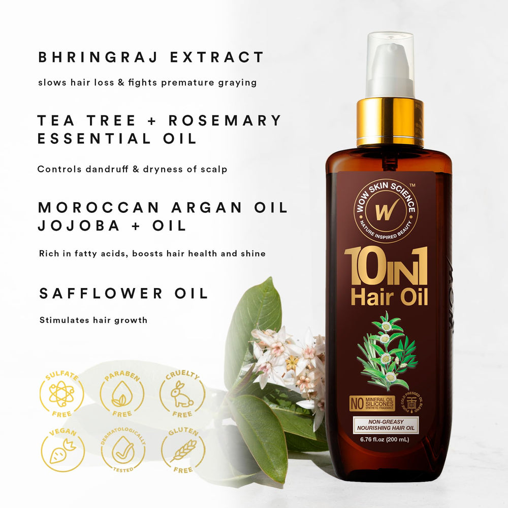 WOW Skin Science oil texture glistening to show lightweight nourishment