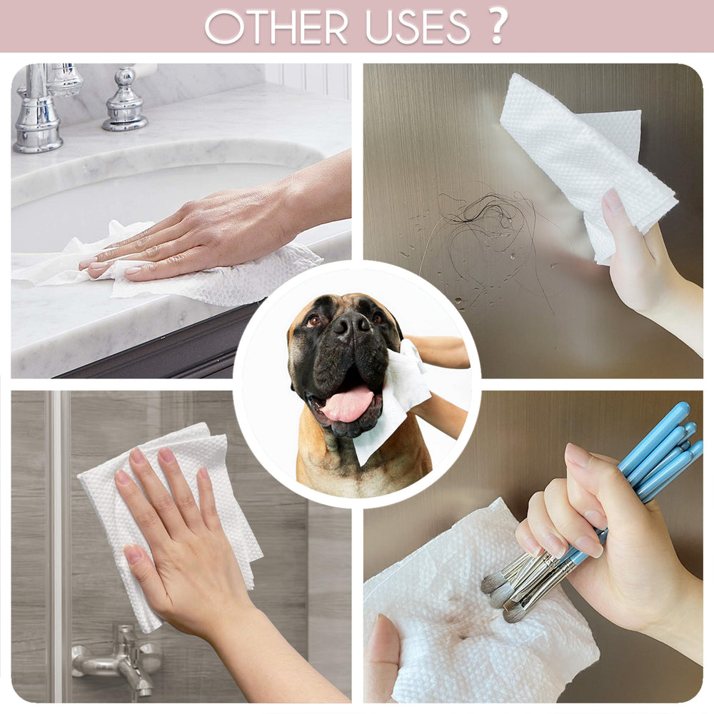 WOWOTEX towels in travel bathroom setting for convenient hygiene