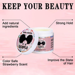 WOZUTUNT gel texture close-up displaying smooth non-greasy consistency for long-lasting hold