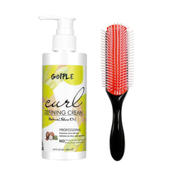 WOZUTUNT front bottle showing label and curl cream benefits