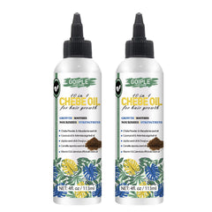 WOZUTUNT front packaging showing two chebe oil bottles for hydration benefits