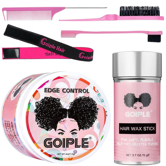 WOZUTUNT front packaging showing complete edge control kit and styling tools benefit tidy edges