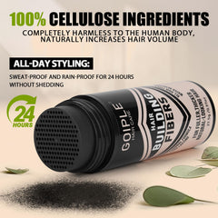WOZUTUNT hair fibers pouring demonstration for instant coverage