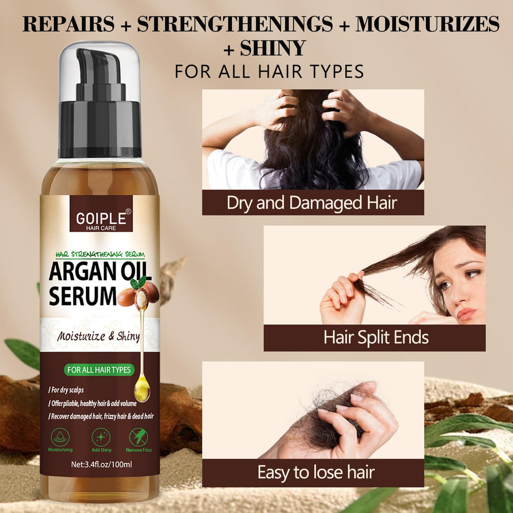 WOZUTUNT serum applied to damp hair to protect before styling