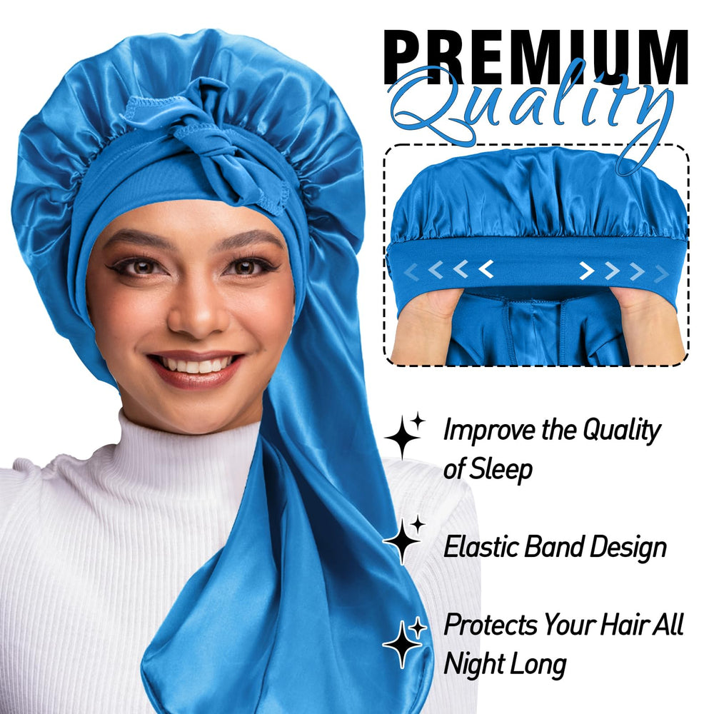WOZUTUNT close-up of stretchy tie band offering secure comfortable hold