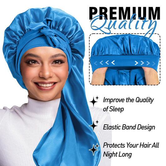 WOZUTUNT close-up of stretchy tie band offering secure comfortable hold