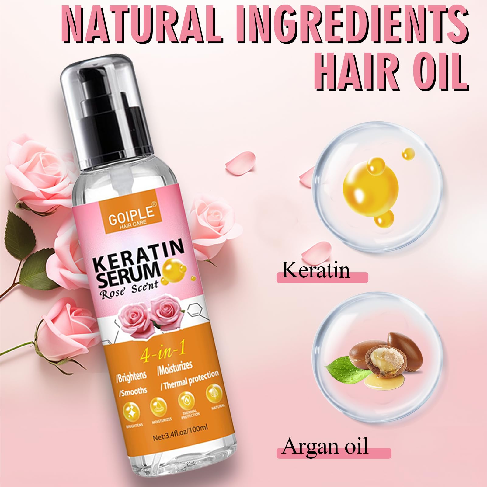 WOZUTUNT used during blow-drying to protect and smooth hair