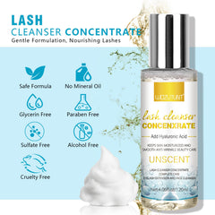 WOZUTUNT foaming texture close-up showing gentle deep-cleansing benefit