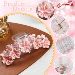 WRBAJIS cherry blossom in hair styling demonstrates strong hold and pretty finish