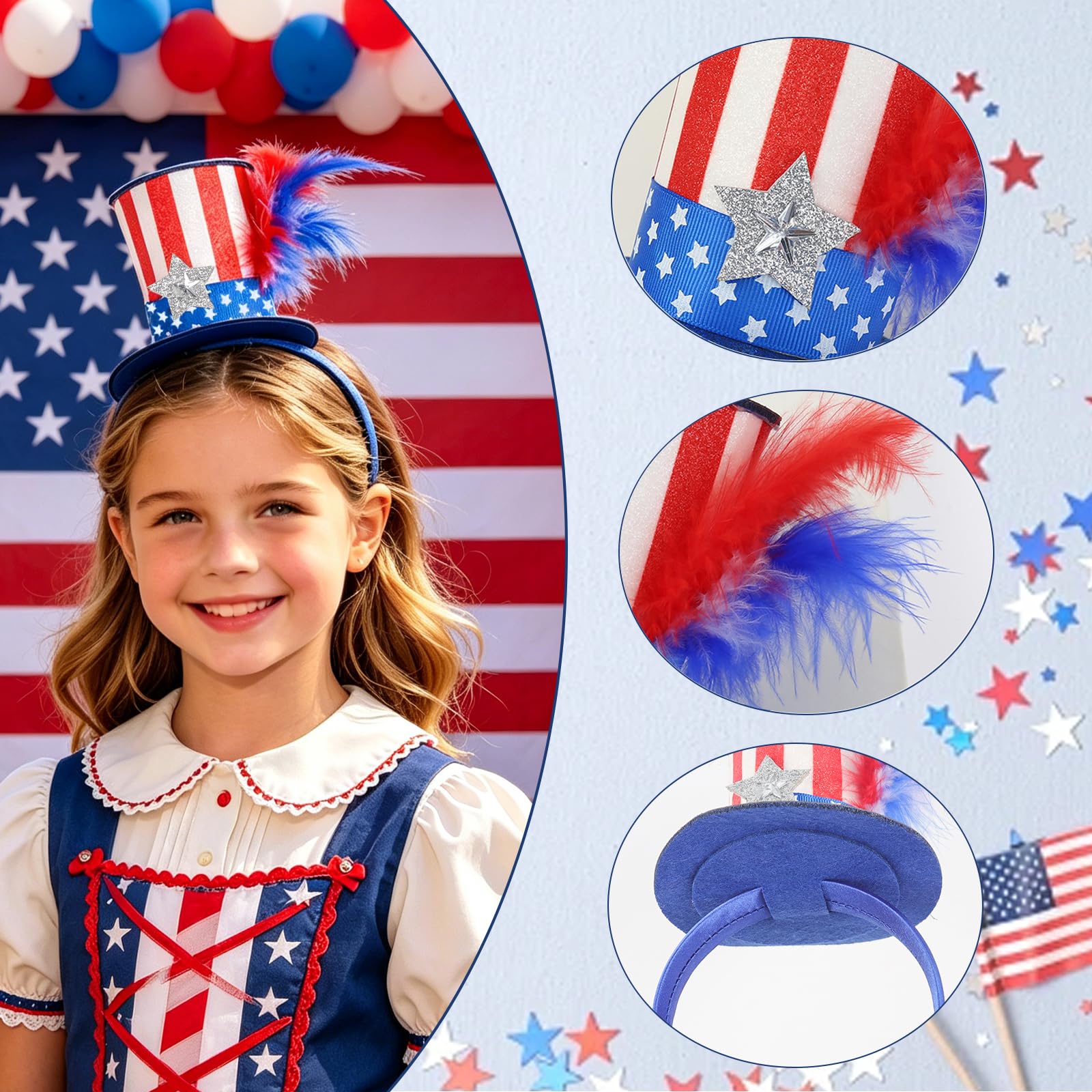 WRBAJIS worn during parade shows bold patriotic accent and visibility in crowds