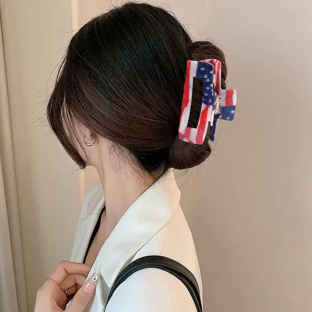 WRBAJIS hair clip styled with parade outfit boosts holiday look