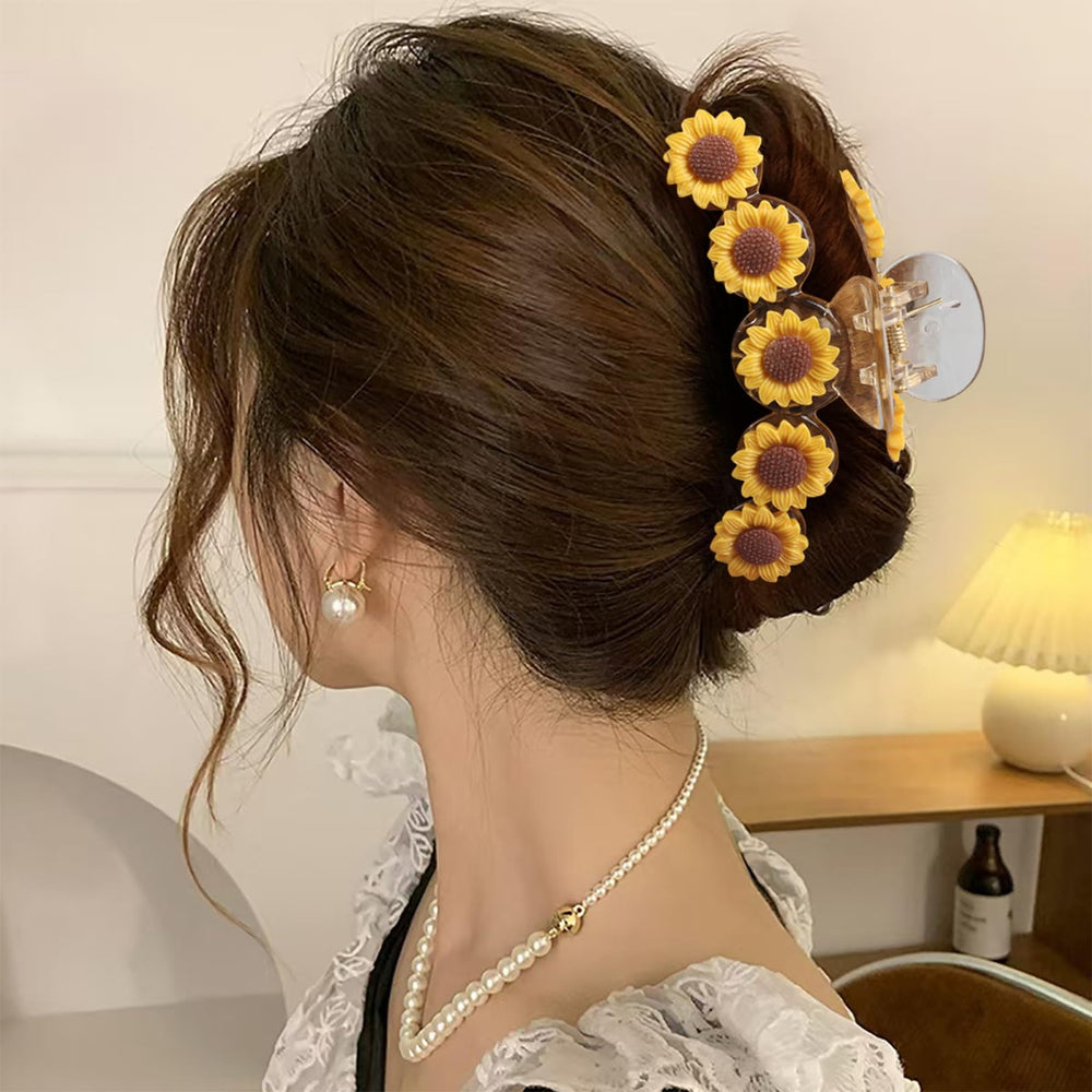 WRBAJIS sunflower side detail revealing clip teeth and durable spring