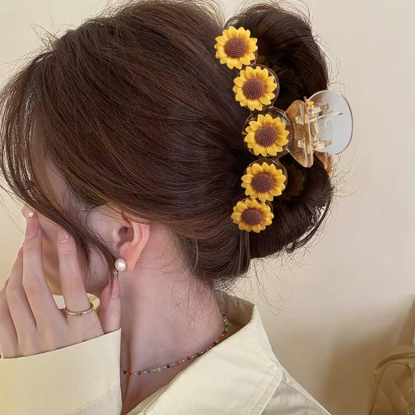 WRBAJIS sunflower next to ruler showing 3.94x1.77 inch size advantage