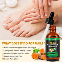 WRFAATGO applying serum to fingernail demonstrating easy use