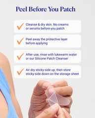 Wrinkles Schminkles close-up showing silicone texture and gentle adhesion benefits