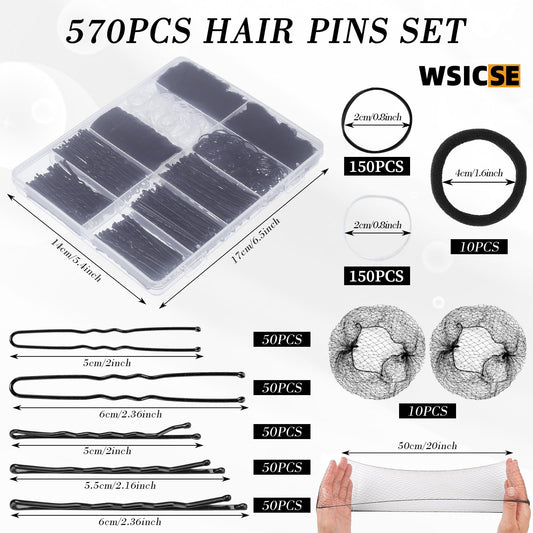 WSICSE open compartmentalized storage box keeping pins, nets and elastics organized