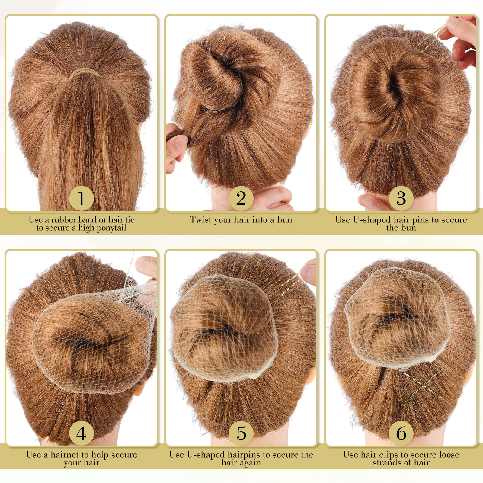 WSICSE stylist securing a bridal bun using pins and hairnet for lasting hold