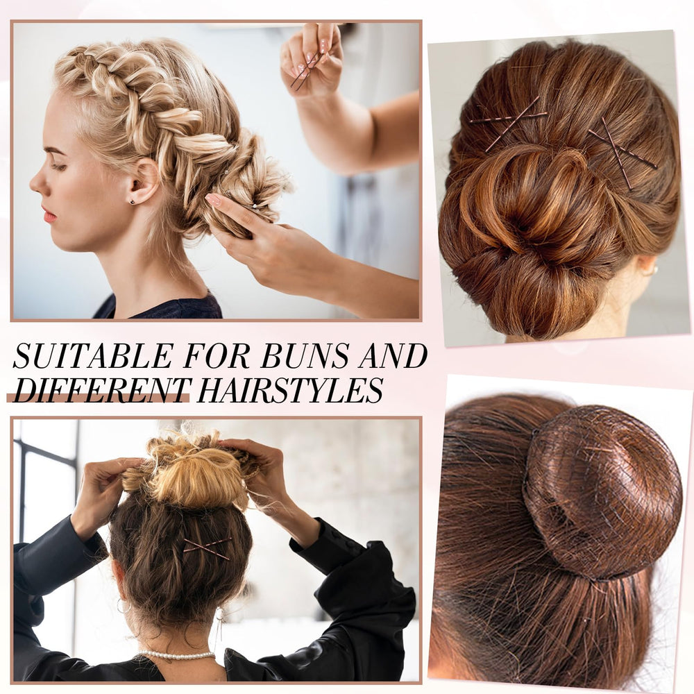 WSICSE U-shaped pins displayed by size for strong bun support