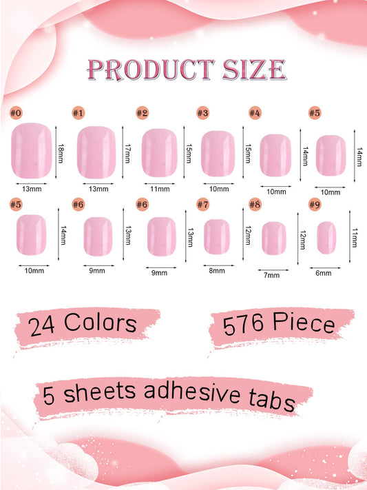 Wsimily arranged color array displaying 24 vibrant shades for creativity